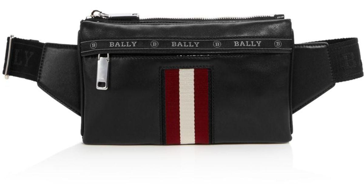 Bally Men's Trainspotting Leather Crossbody/belt Bag in Black for Men
