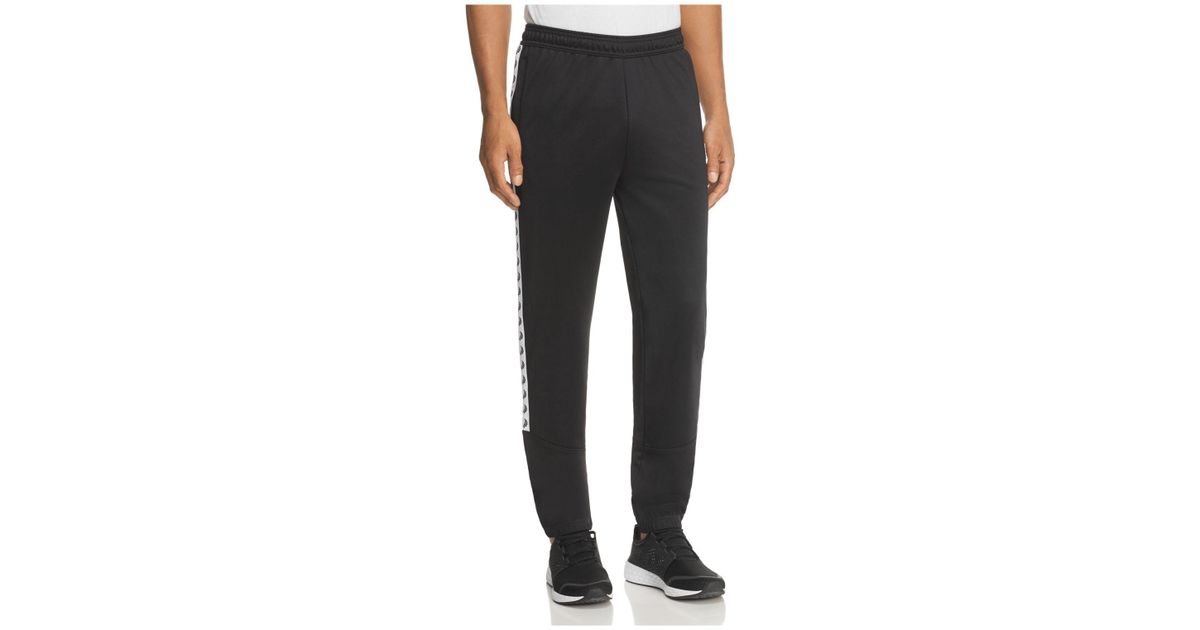 side striped track pants