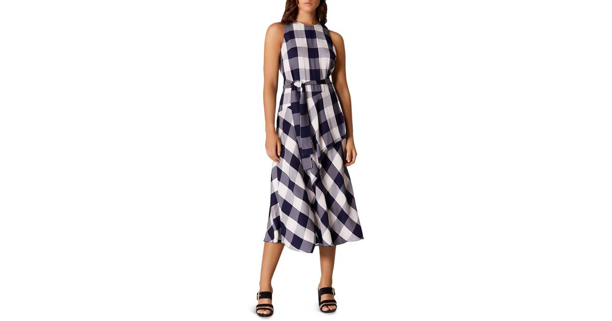 karen millen gingham dress