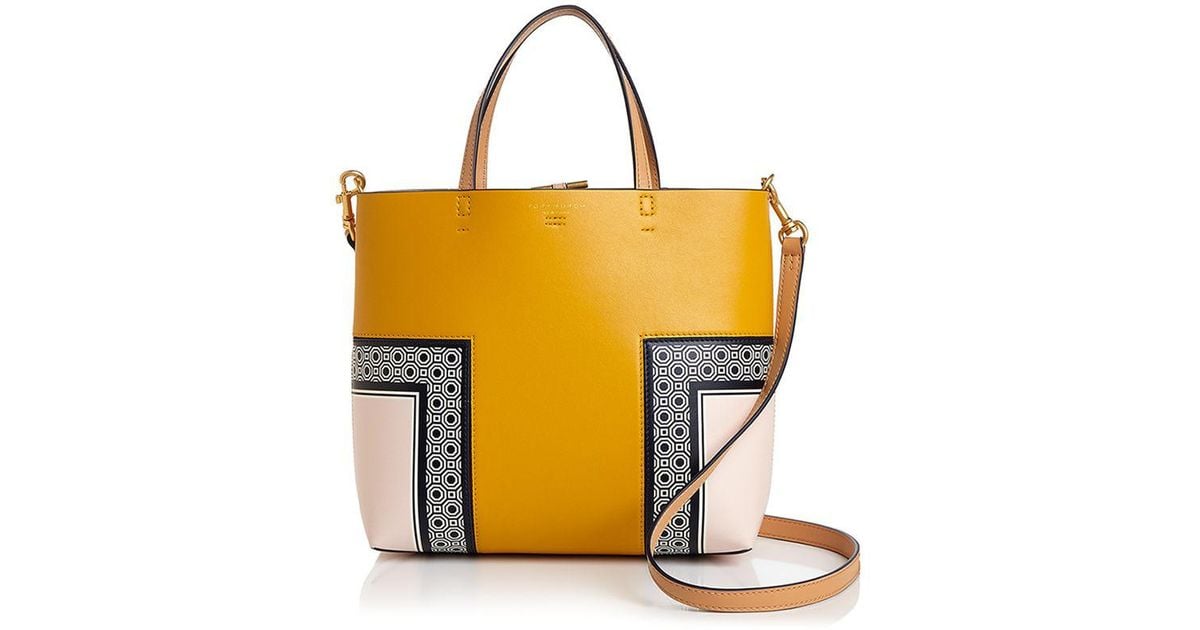 tory burch block t mini tote