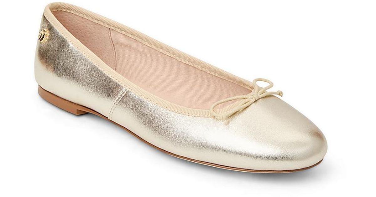 Jack Rogers Bettie Ballet Flats in Natural | Lyst