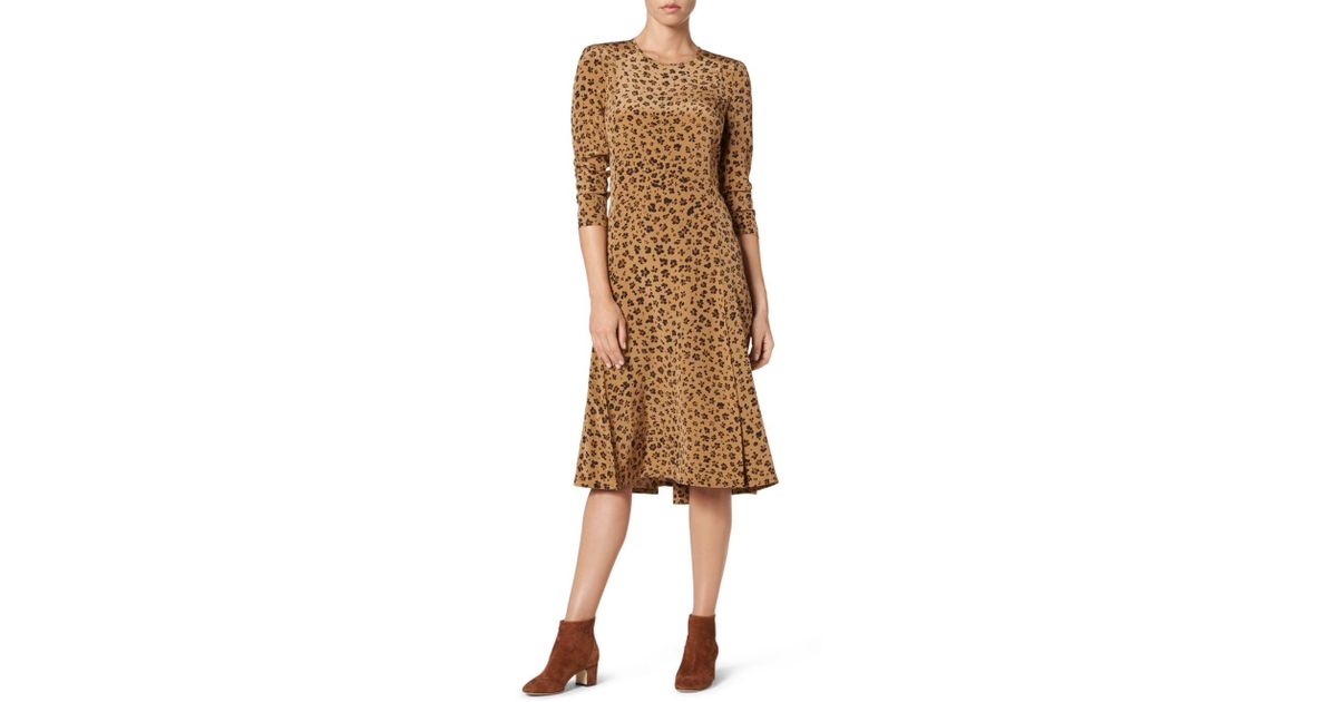 lk bennett leopard print dress