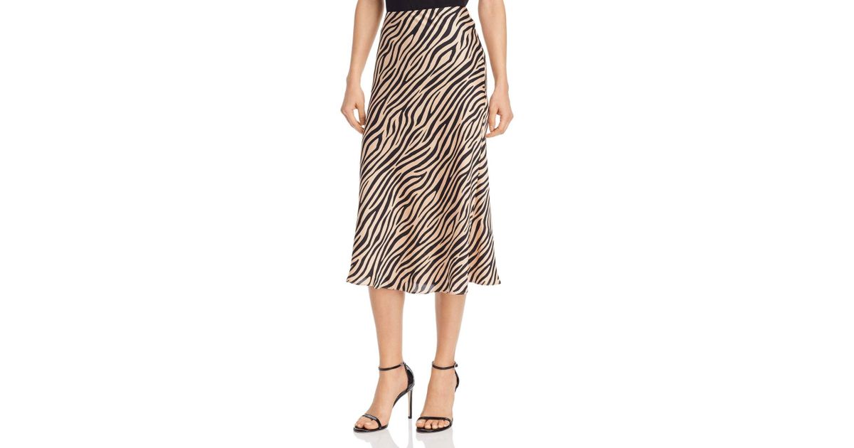 aqua midi slip skirt