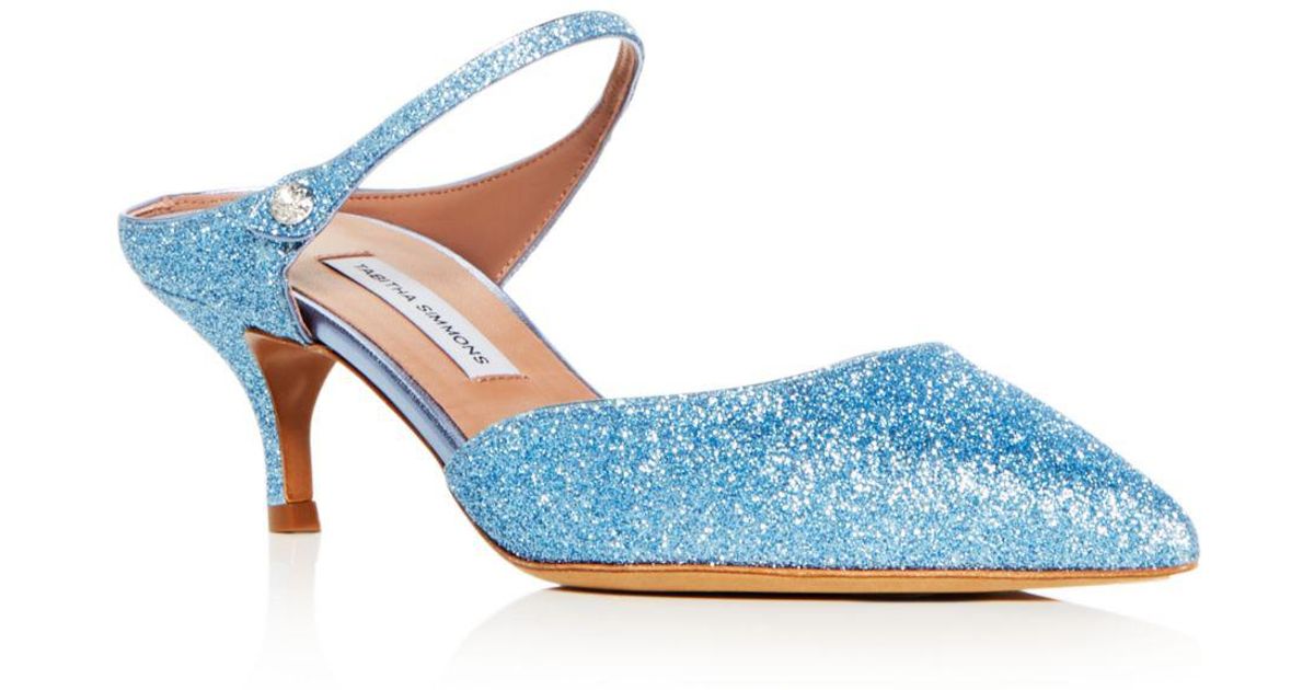 light blue pointed heels
