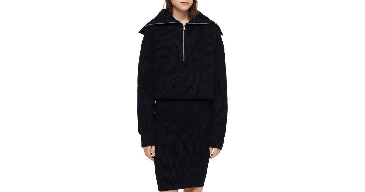 blouson sweater dress