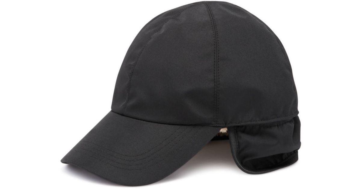 fur lined baseball cap