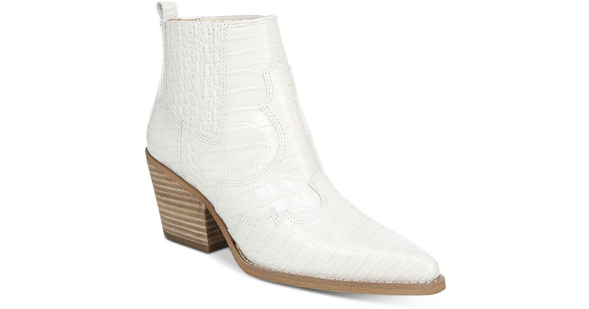 sam edelman winona bootie ivory croc