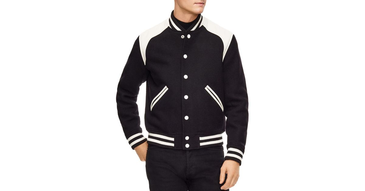 sandro baseball jacket