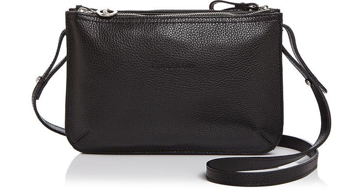 longchamp double zip crossbody