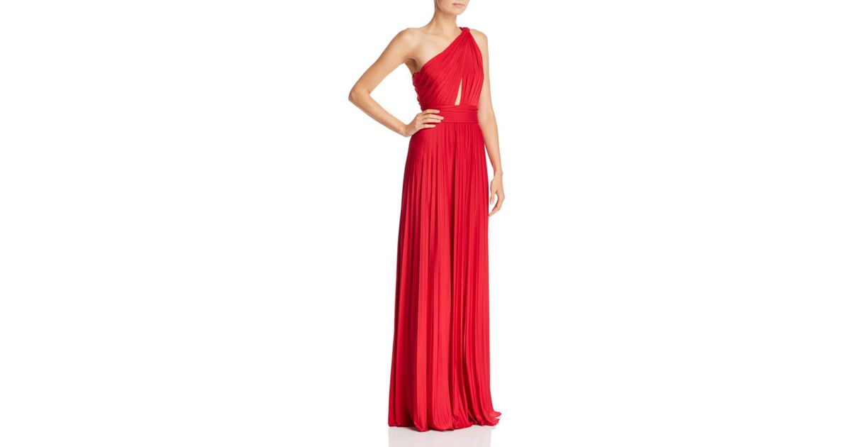 jill jill stuart one shoulder gown