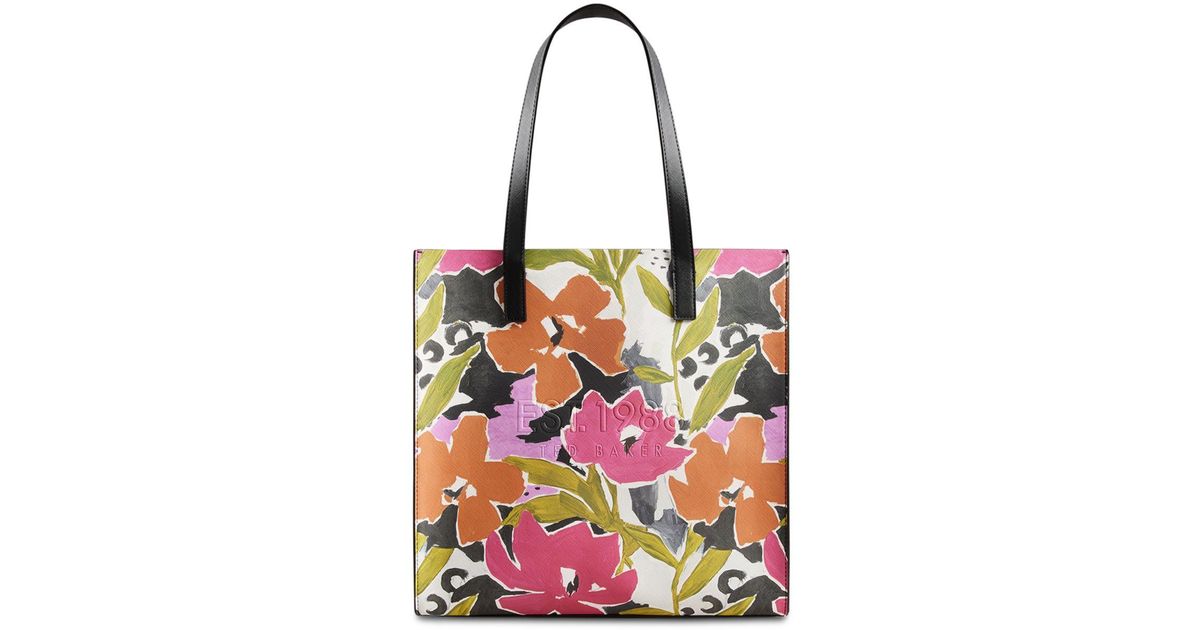 Ted Baker Malicon Printed Magnolia Medium Icon Tote Bag in Pink Lyst