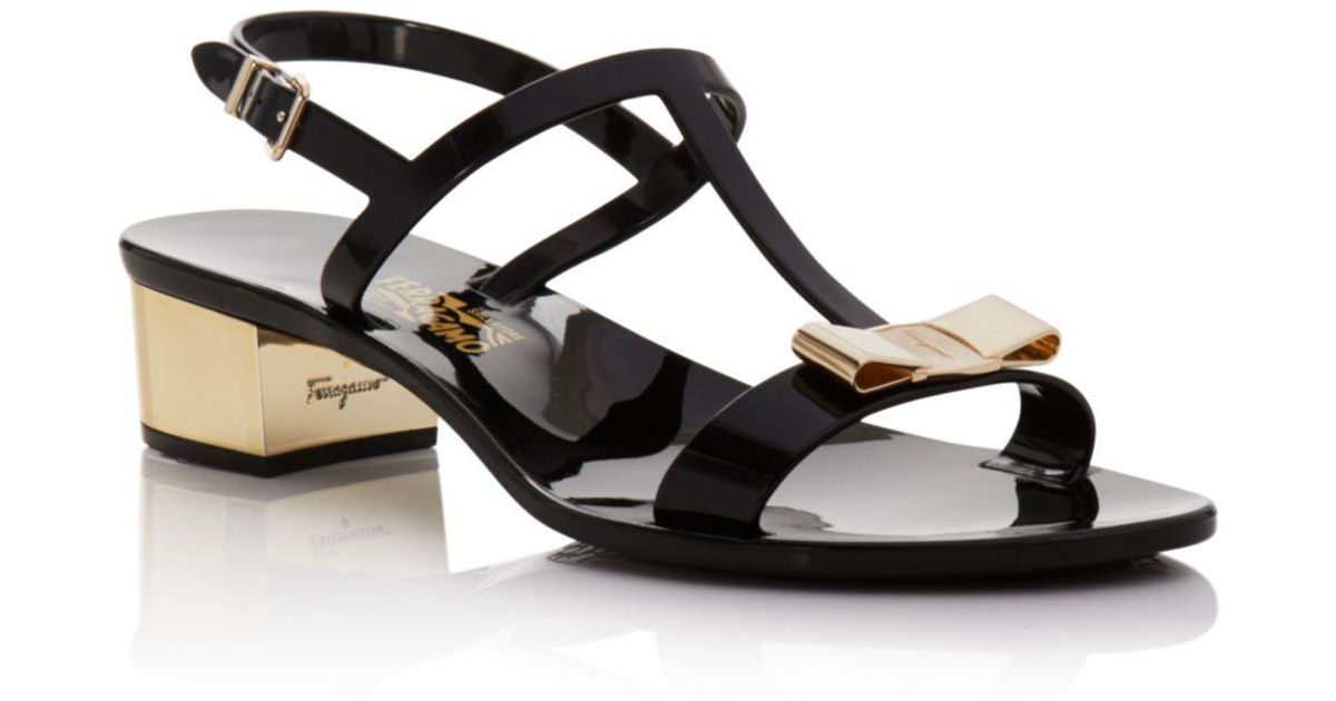 ferragamo favilia jelly sandals
