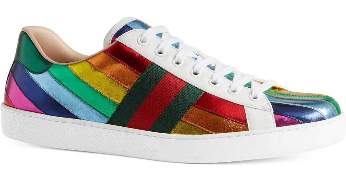 rainbow shoes mens
