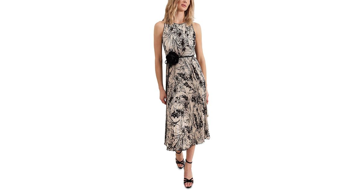 【フローラル】Phase Eight / sandra プリーツ ミディドレス Phase Eight Sandra Floral Maxi Dress | Freemans