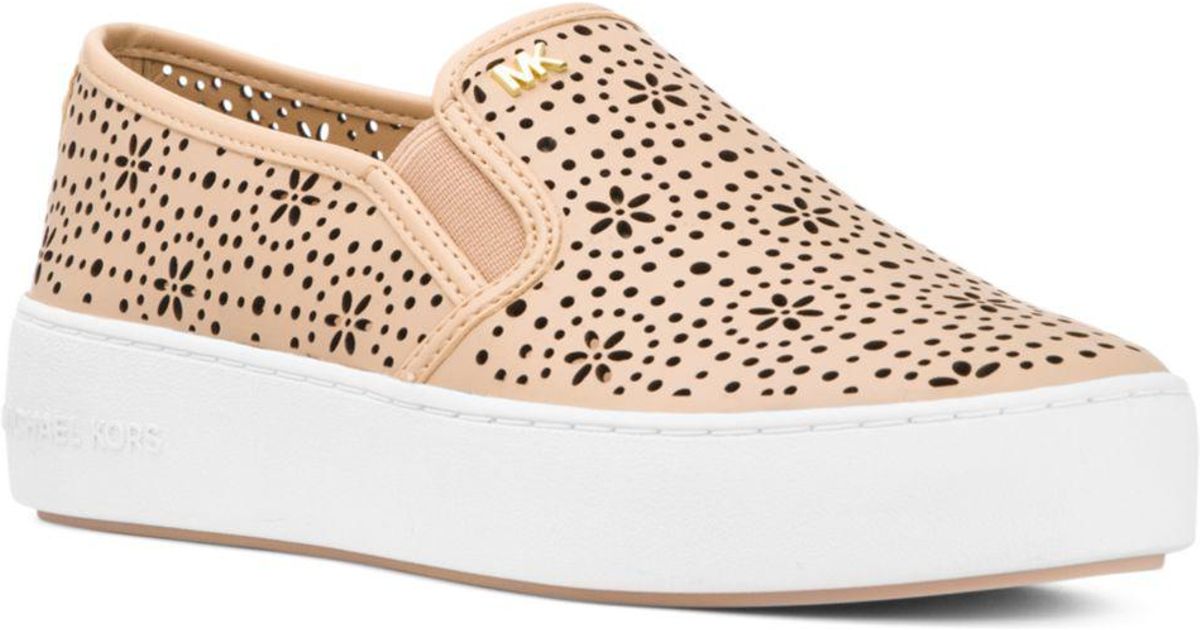 MICHAEL Michael Kors Women's Trent Perforated Leather Slipon Sneakers