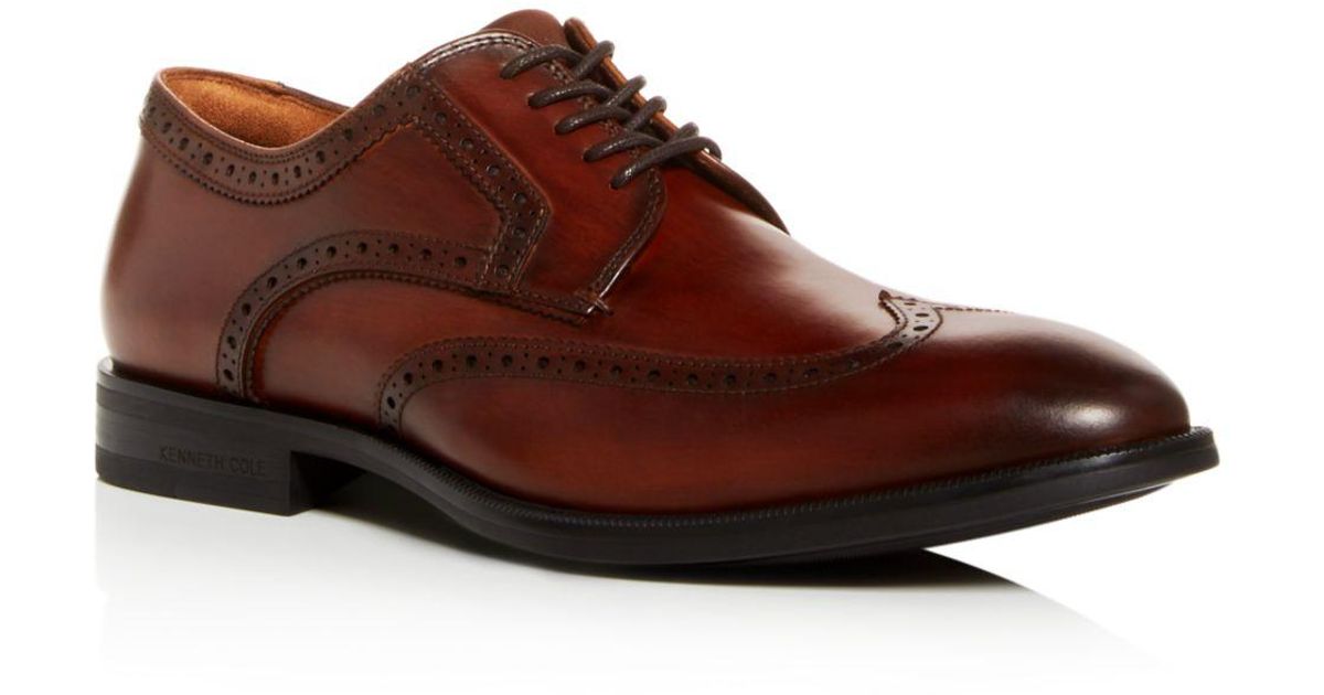 Kenneth Cole Futurepod Leather Wingtip 