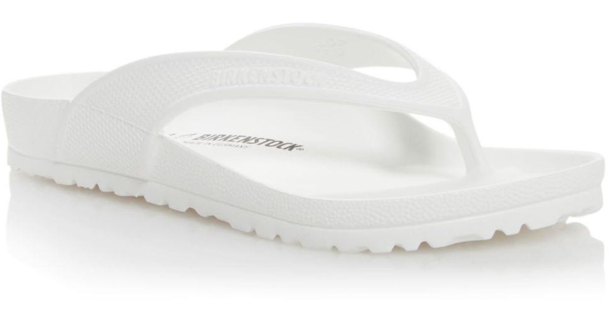 Birkenstock Honolulu Thong Sandals in White | Lyst