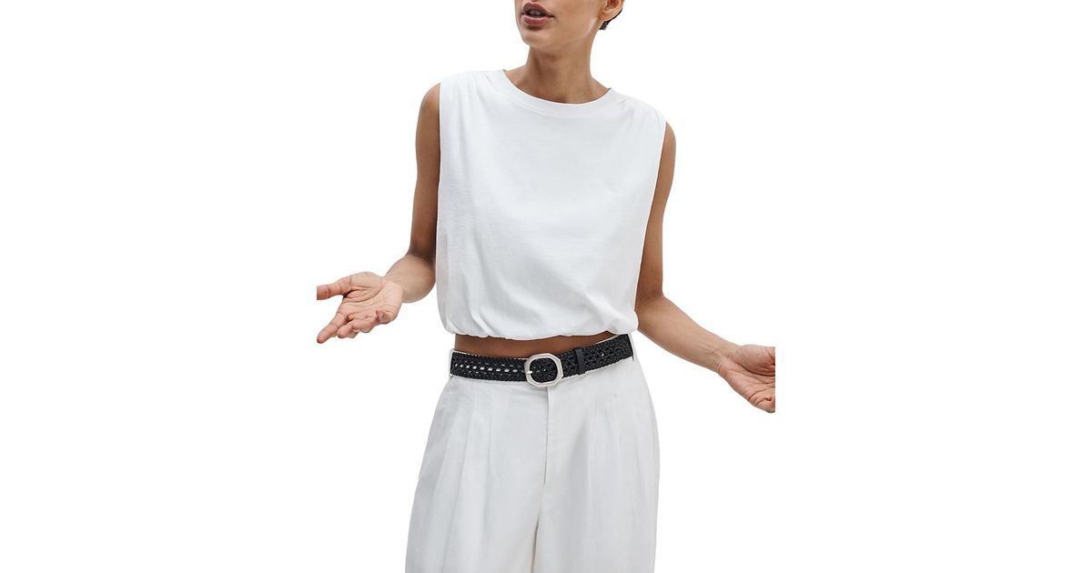 Ico Pro Rag Top Rag & Bone Mica Bubble Top in White | Lyst