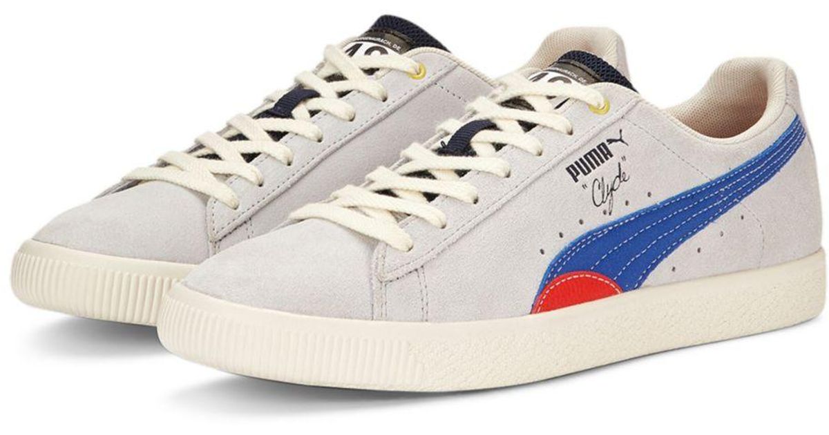 puma clyde white leather