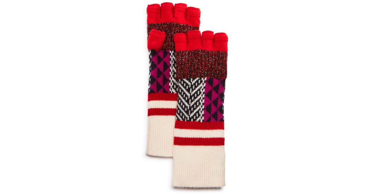 burberry fingerless gloves