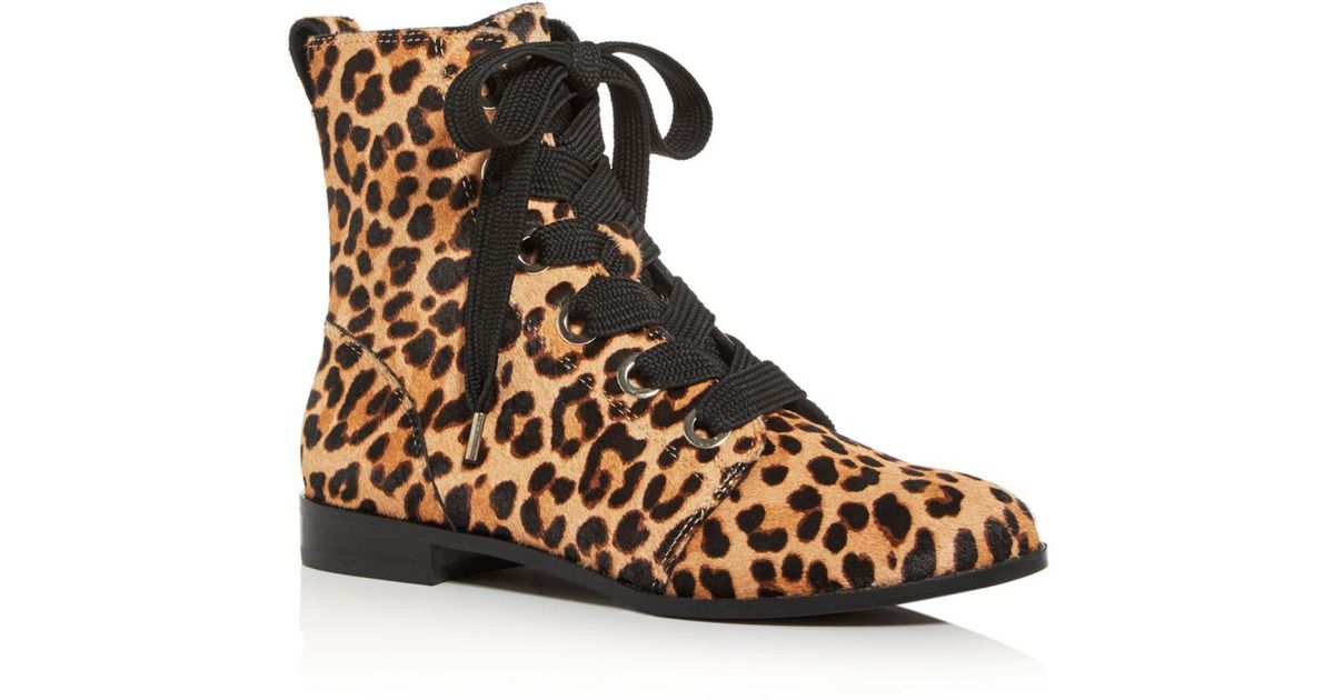 kate spade leopard booties