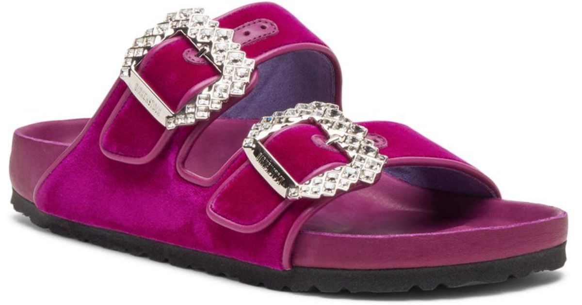 arizona velvet birkenstock