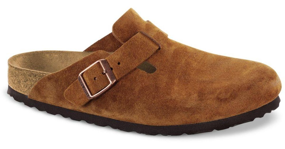 Birkenstock Boston Slip On Clogs in Brown for Men Lyst