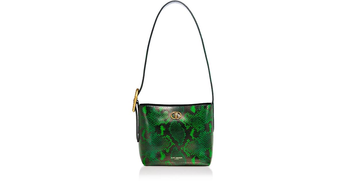 Geiger Reno Reversible Bucket Kurt Geiger Small Chelsea Bucket Bag in Green | Lyst