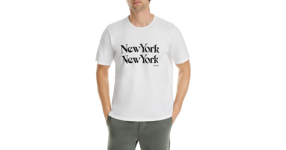 Corridor NYC New York Graphic Tee in Gray for Men | Lyst