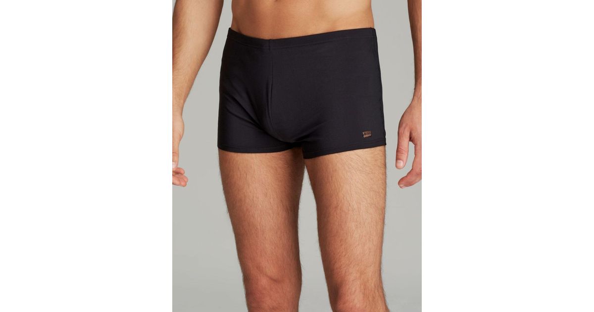 BOSS by HUGO BOSS Black Oyster Swim Trunks for Men Lyst