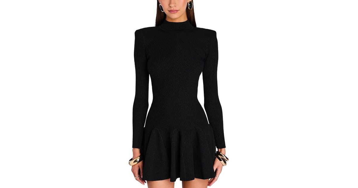 retrofte Sydonie Knit Mini Dress in Black | Lyst