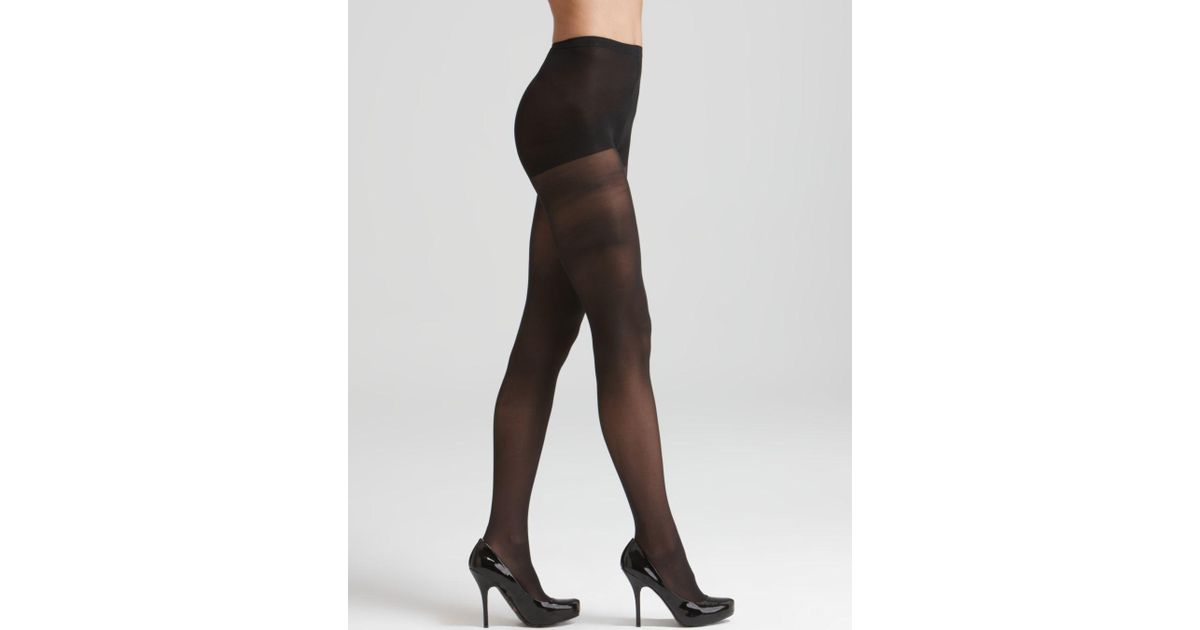 hue sheer black tights