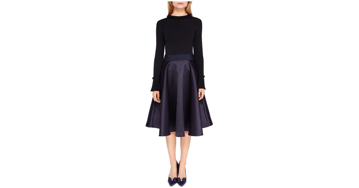 zadi frill cuff dress