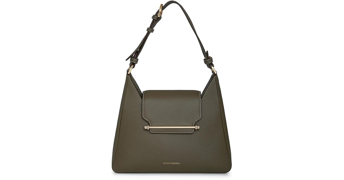 Strathberry Multrees Hobo Bag in Green | Lyst