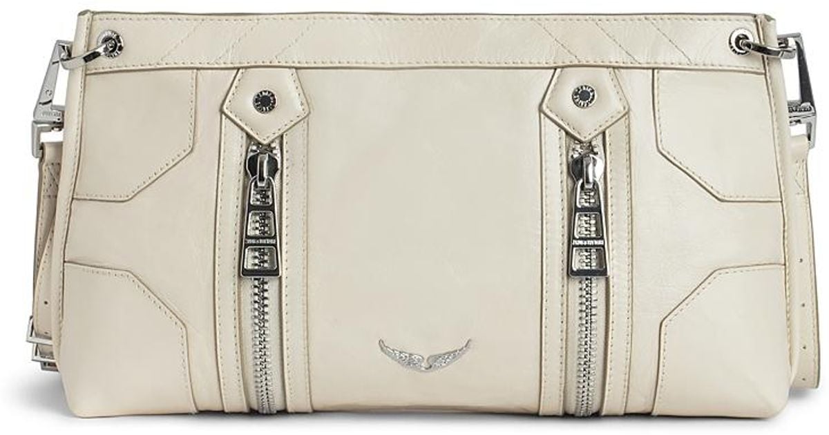 Zadig &amp; Voltaire Sunny Moody Vintage Bag in Natural | Lyst