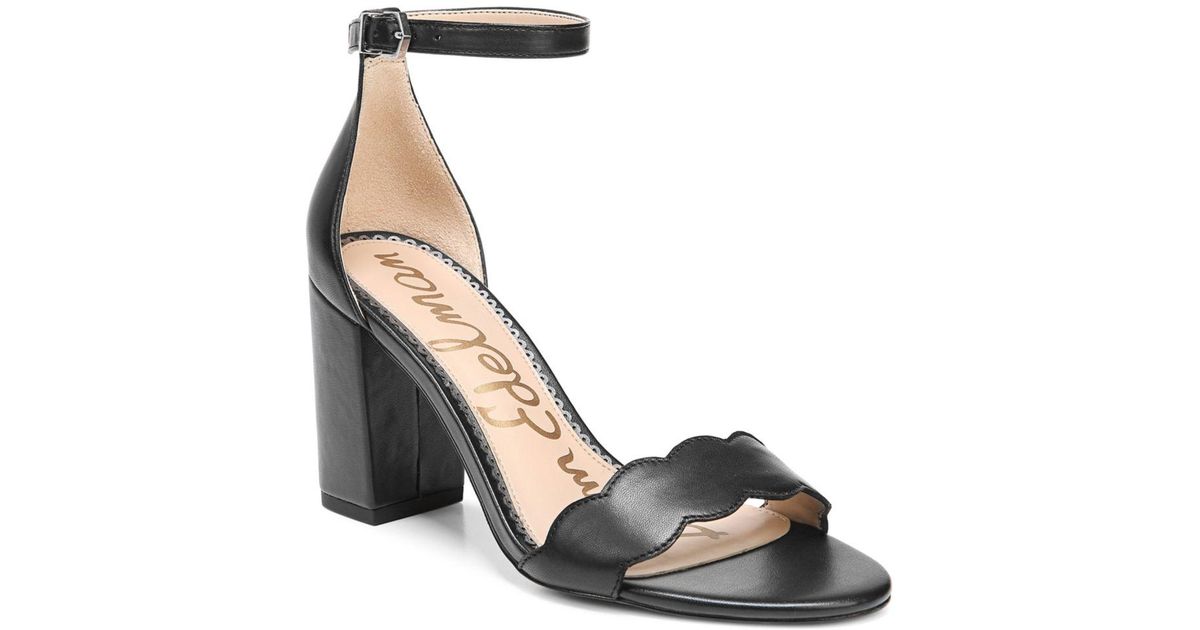 block heel sandals sam edelman