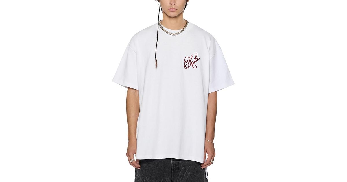 Ksubi Kursed Ekcess Tee in White for Men | Lyst UK