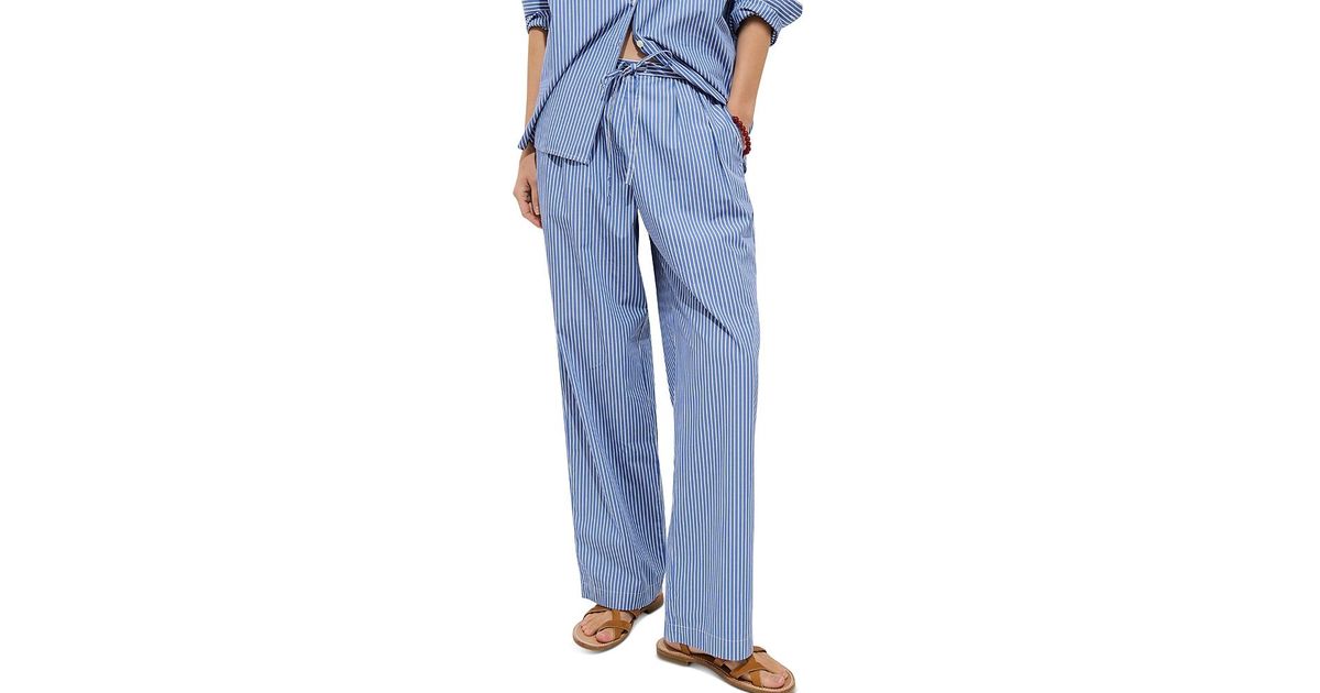 Alex Mill Hudson Striped Pants in Blue | Lyst