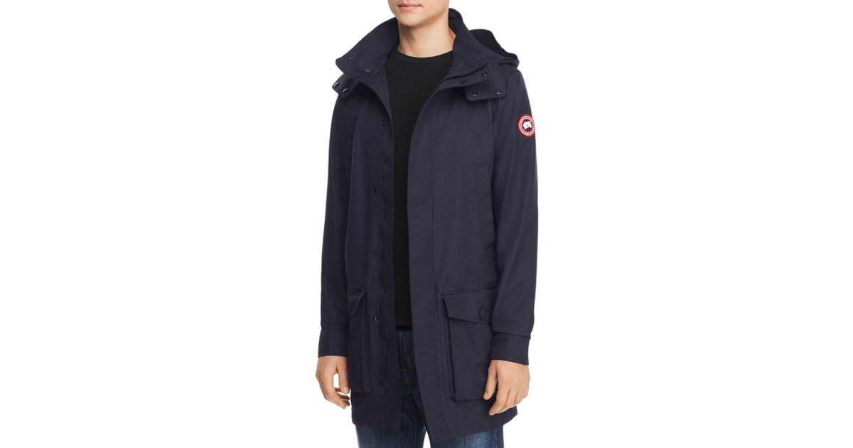 Canada Goose Goose Crew Trench Coat in Navy (Blue) for Men Lyst UK