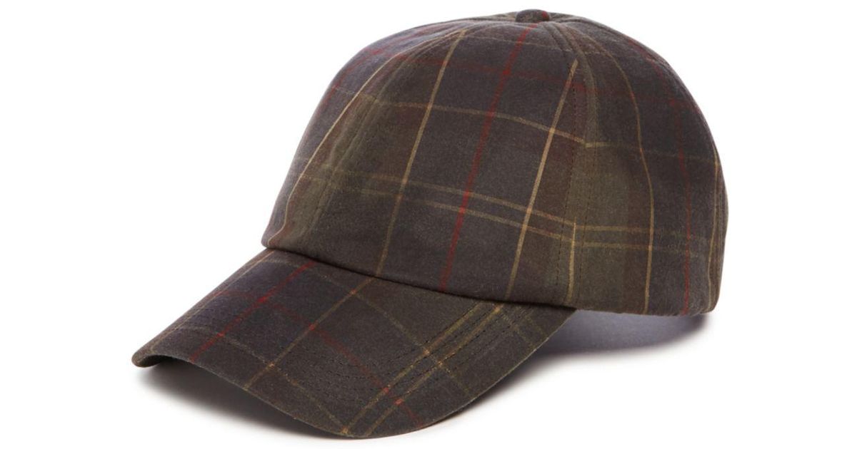 barbour tartan cap