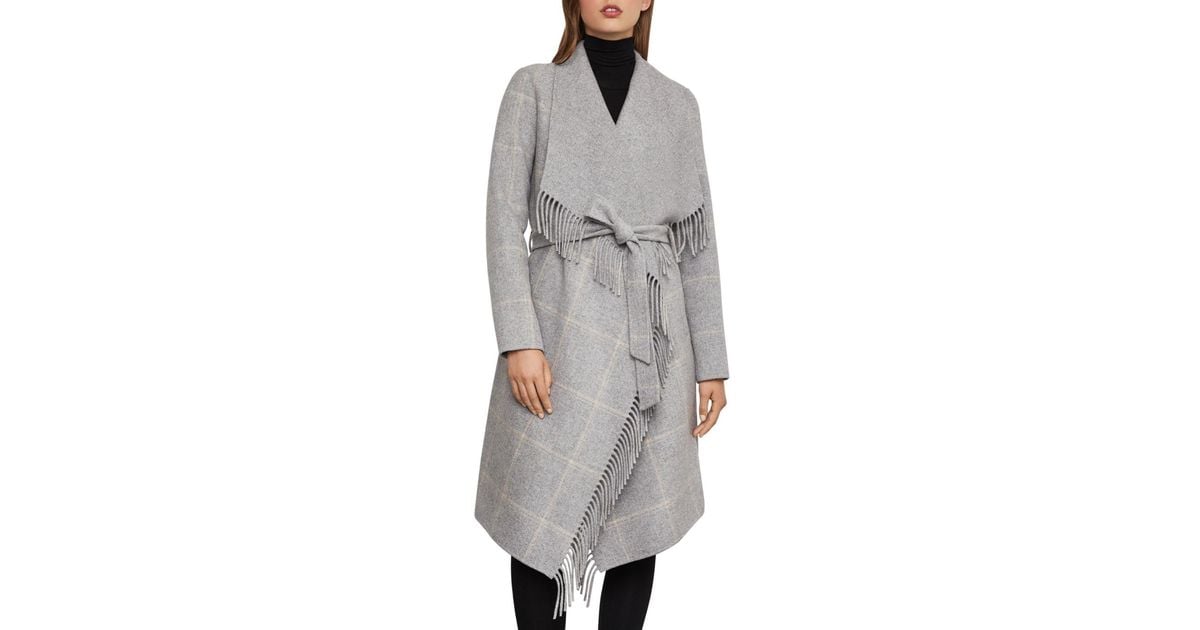 bcbgmaxazria wrap coat