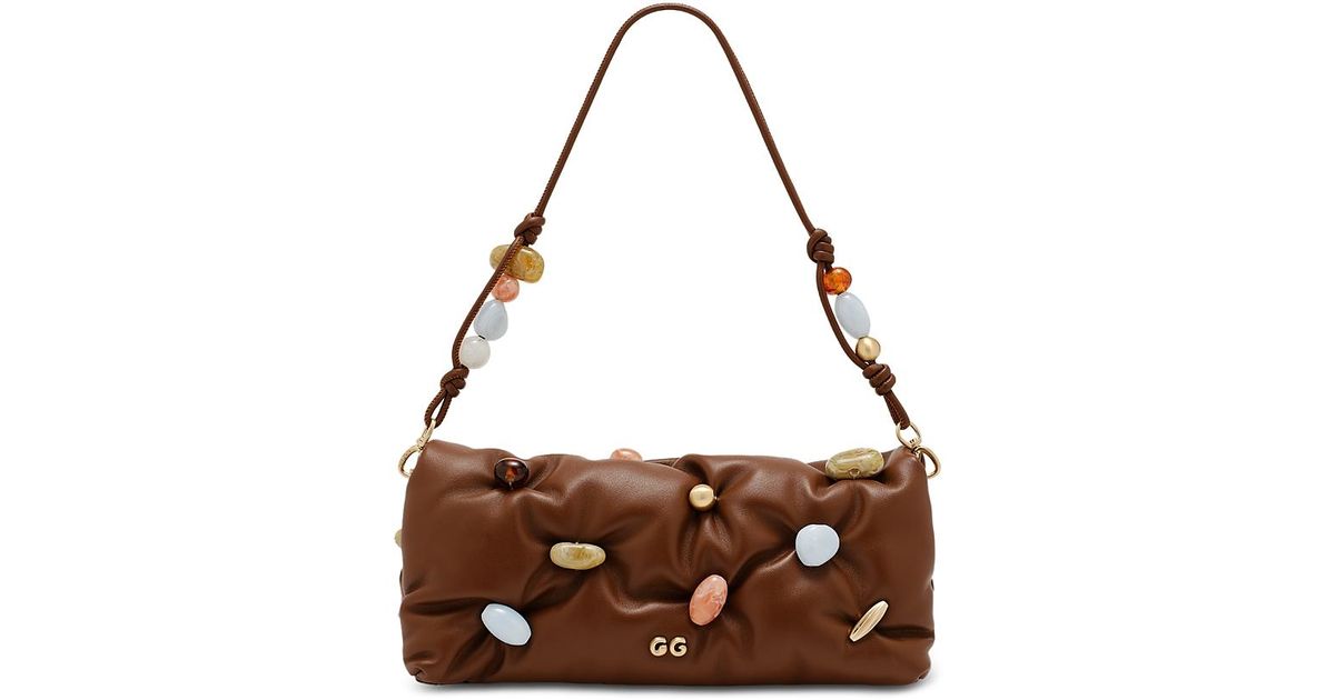Cult Gaia Mercier Clutch in Ibiza Turquoise Bauble Multi