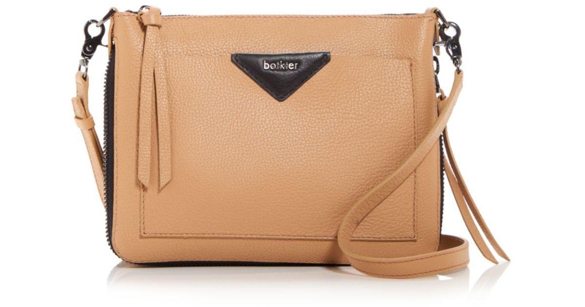 Botkier Allen Leather Crossbody in Natural Lyst