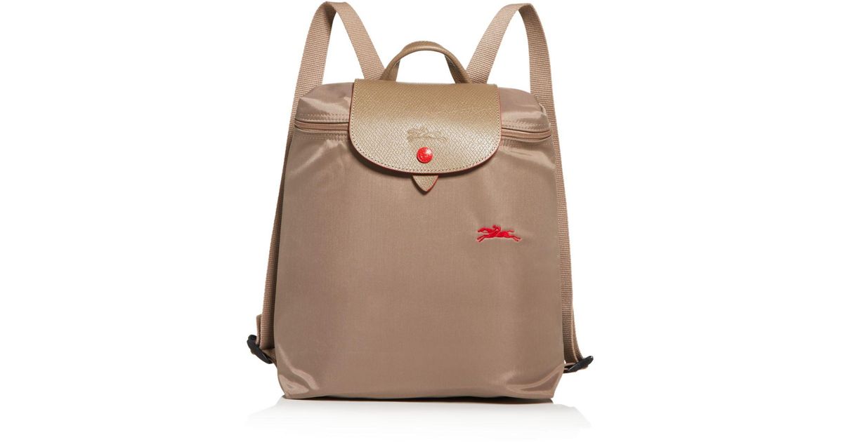 Longchamp Synthetic Le Pliage Club Nylon Backpack In Mink Silver Blue Lyst Longchamp Synthetic Le Pliage Club Nylon Backpack In Mink Silver Blue Lyst