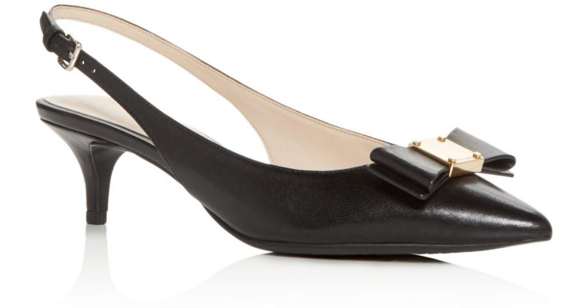 Cole Haan Women's Tali Bow Slingback Kitten - Heel Pumps - Save 30% - Lyst