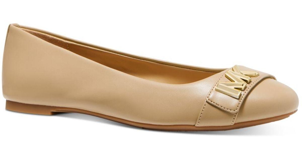 michael kors camel flats