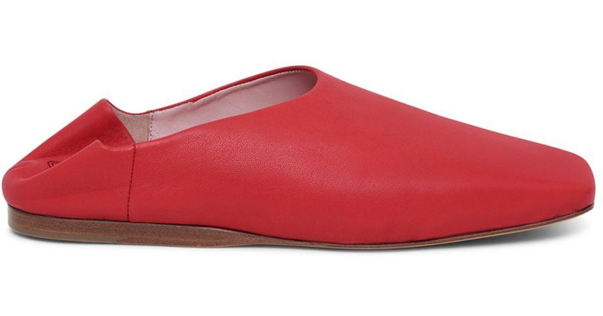 mansur gavriel square toe flats