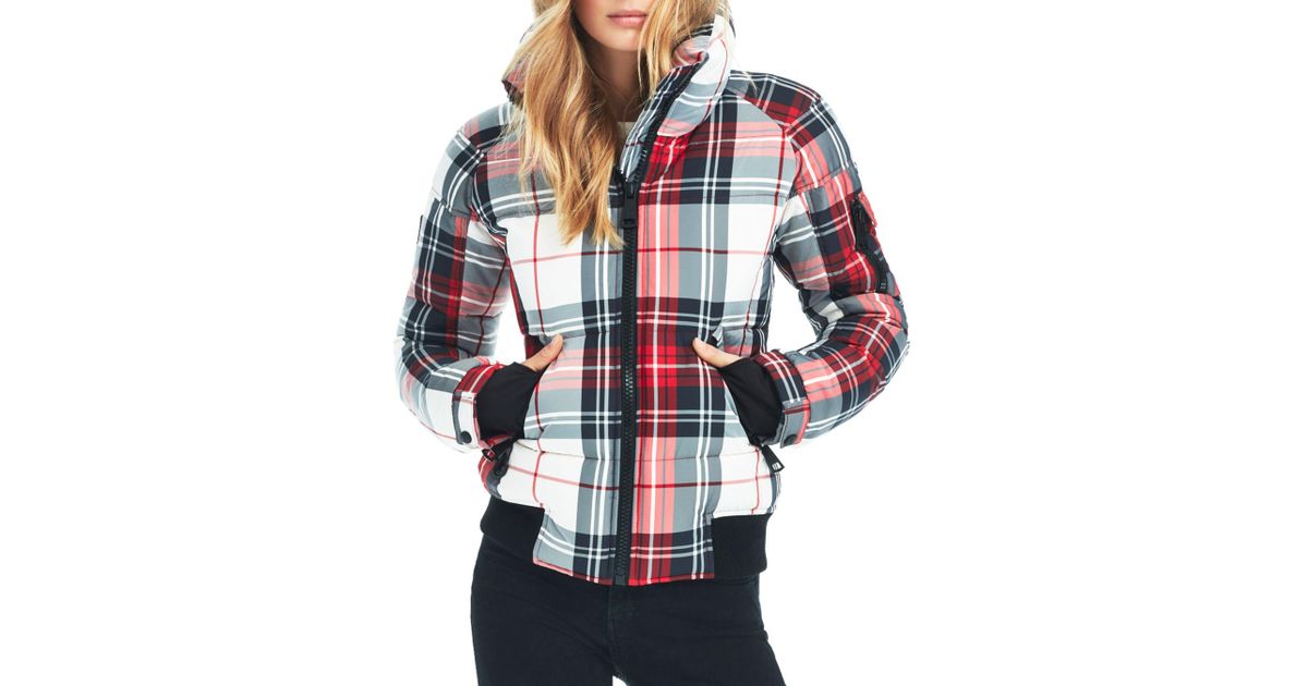 sam plaid freestyle bomber