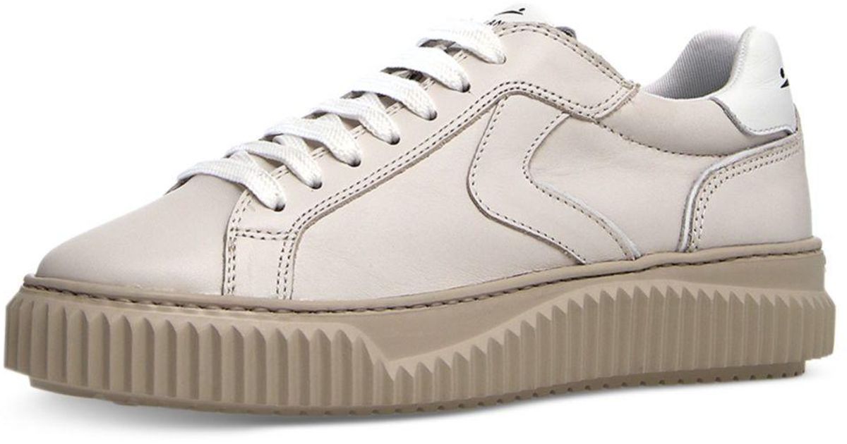 Voile Blanche Lipari Lace Up Low Top Sneakers in White Lyst