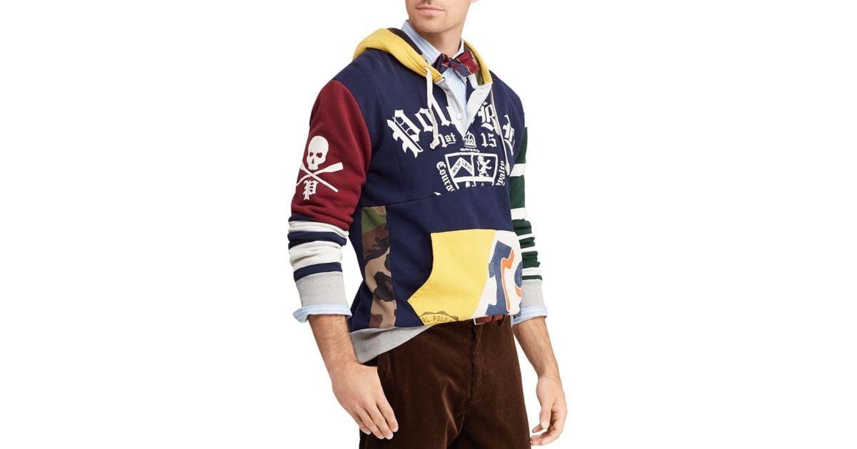 rugby style sweatshirt